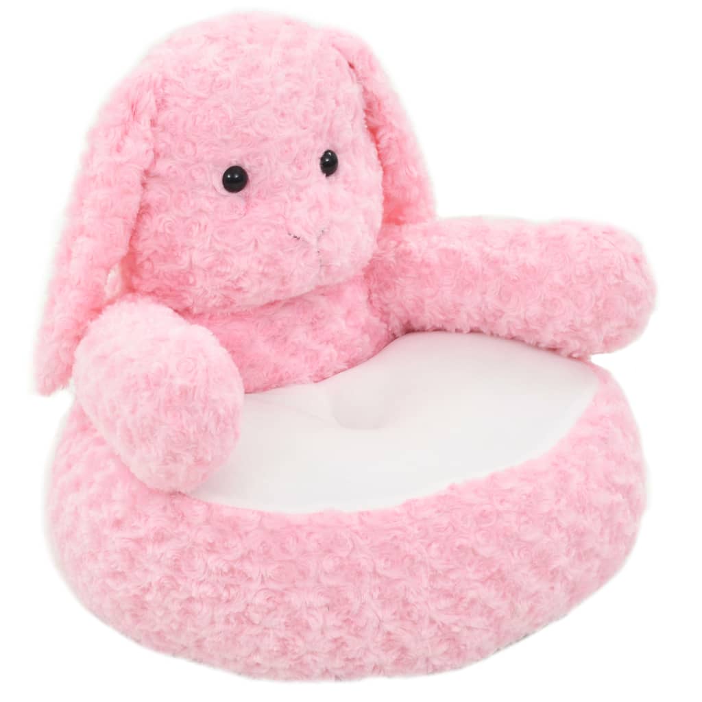 vidaXL Rabbit Cuddly Toy Plush Pink