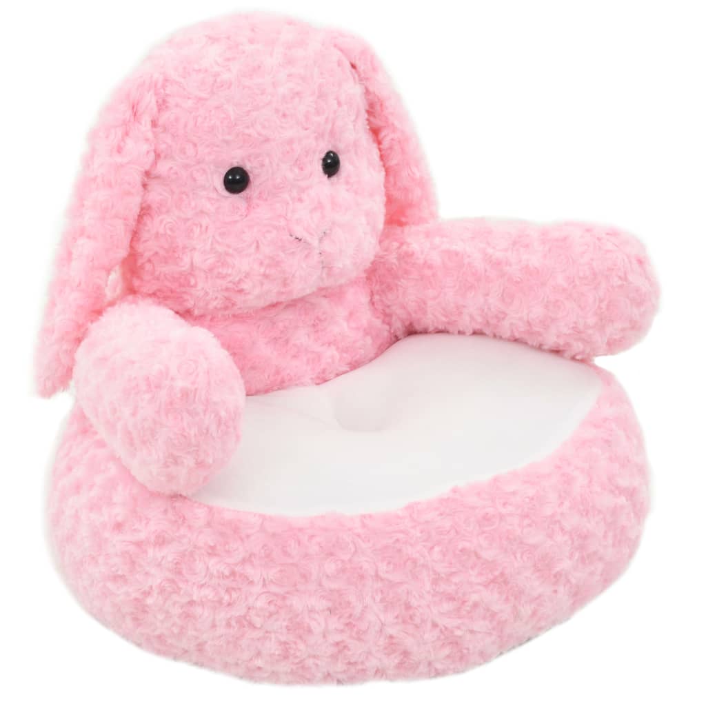 

vidaXL Knuffel konijn pluche roze