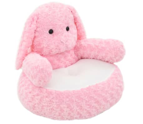 vidaXL Giocattolo di Peluche Coniglietto Rosa