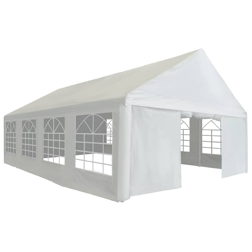 

vidaXL Partytent 5x8 m PE wit