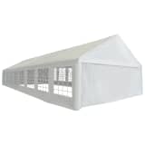 vidaXL Tenda para festas PE 6x16 m branco