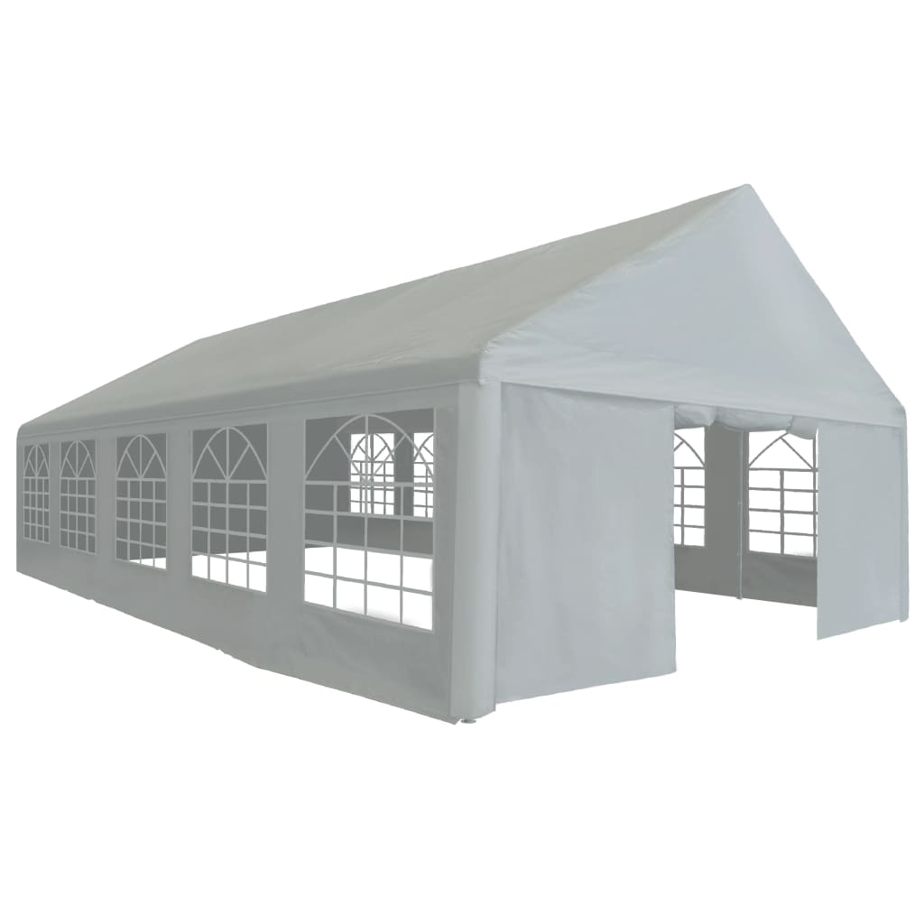 

vidaXL Partytent 5x10 m PE grijs