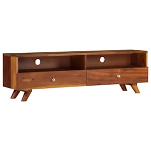 TV stolek 140 x 30 x 40 cm masivní recyklované dřevo - obrázek 10