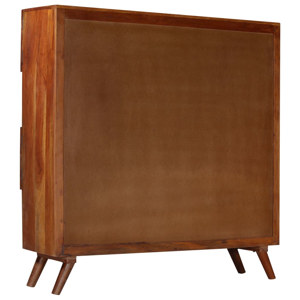 

vidaXL Hoge kast 150x40x152 cm massief gerecycled hout