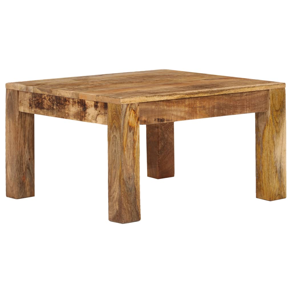 

vidaXL Coffee Table 23.6"x23.6"x13.8" Solid Mango Wood