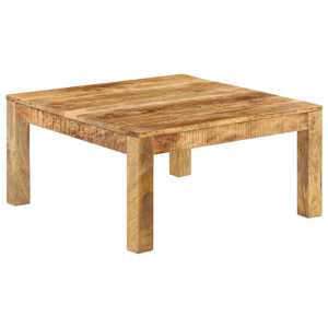 Konferenční stolek 80 x 80 x 40 cm masivní mangovníkové dřevo - obrázek 11