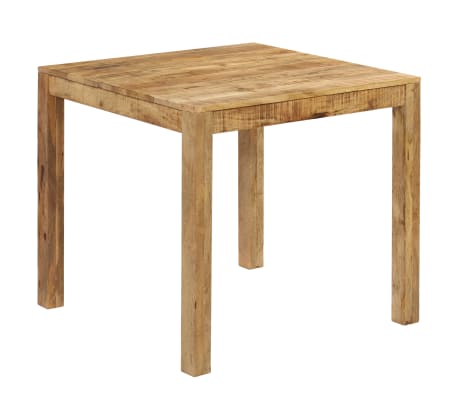 vidaXL Tavolo per Sala da Pranzo in Legno Massello di Mango 82x80x76cm vidaXL Tavolo per Sala da Pranzo in Legno Massello di Mango 82x80x76cm
