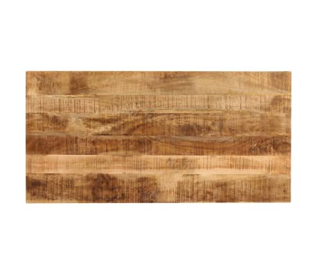 vidaXL Mesa de jantar madeira de mangueira maciça 120x60x76 cm