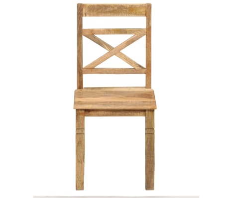 vidaXL Blagovaonske stolice od masivnog drva manga 4 kom