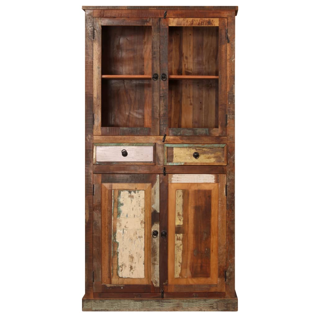 

vidaXL Hoge kast 95x39x185 cm gerecycled hout