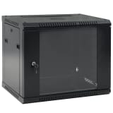 vidaXL Nettverksskap 9U veggmontert 19" IP20 600x450x500 mm
