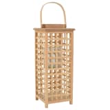 vidaXL Bougeoir suspendu Bambou Naturel