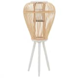 vidaXL Bougeoir debout Bambou Naturel