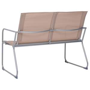 4dílná zahradní sedací souprava textil a ocel taupe - obrázek 4