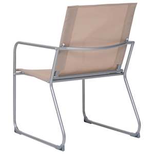4dílná zahradní sedací souprava textil a ocel taupe - obrázek 9