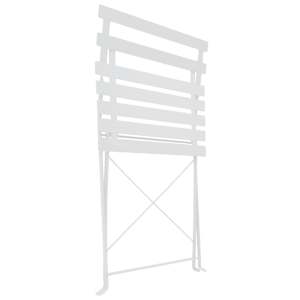 3dílný bistro set ocelový bílý - obrázek 6