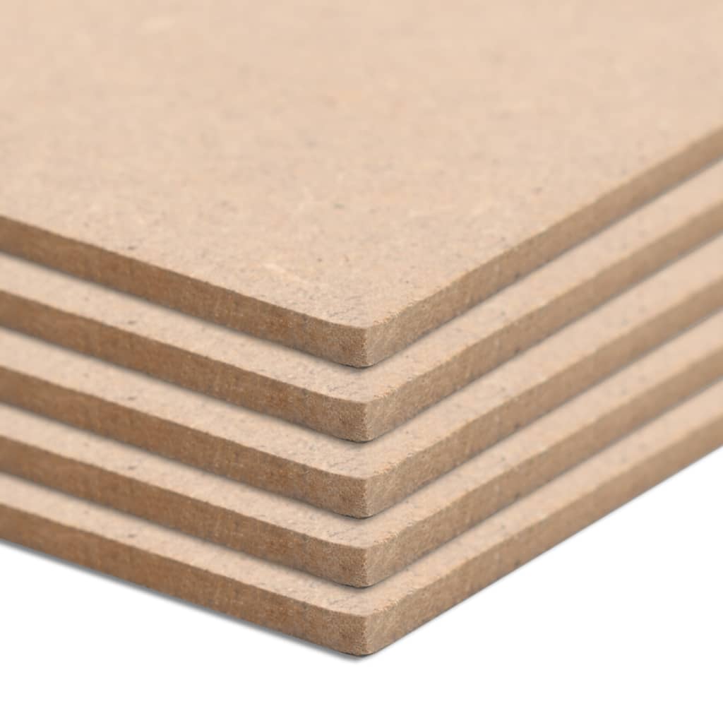 

vidaXL MDF platen vierkant 60x60 cm 2,5 mm 10 st