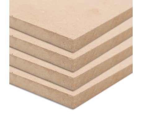 vidaXL Φύλλα MDF 4 τεμ. Ορθογώνια 120 x 60 εκ. 12 χιλ.