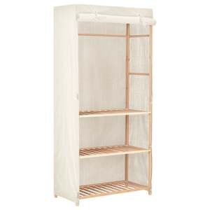 vidaXL 3 tasandiga garderoob 79 x 40 x 170 cm