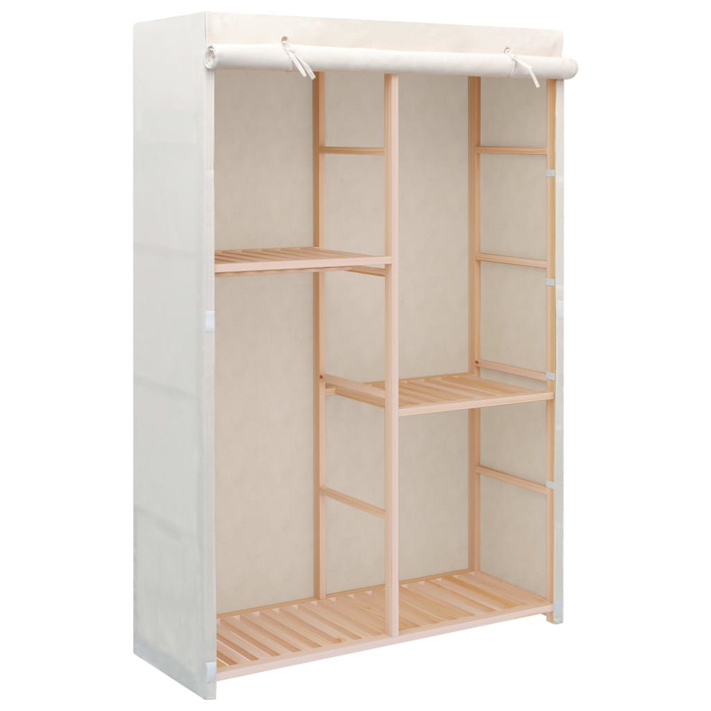 vidaXL Kleiderschrank mit 3 Ebenen 110 x 40 x 170 cm