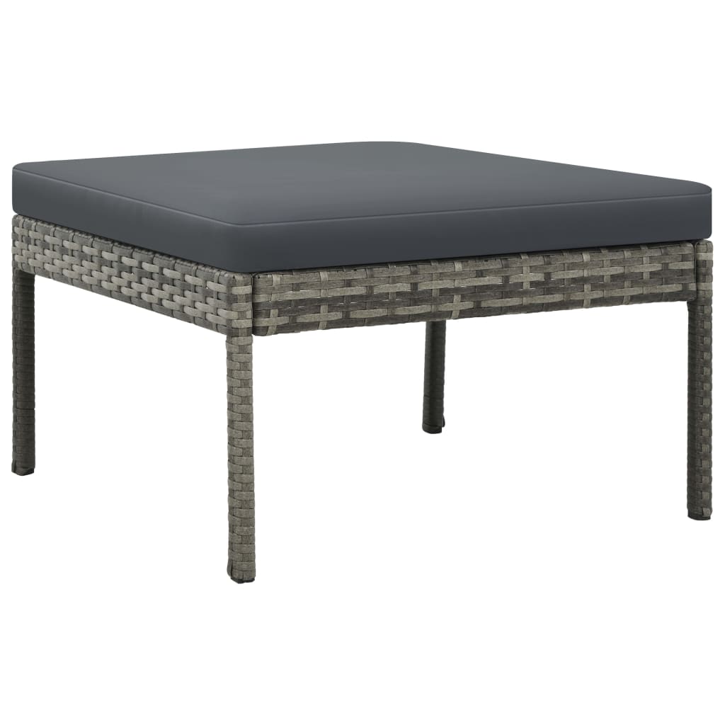3 Piece Modular Outdoor Lounge Set with Cushions vidaXL - Picture 9 of 9