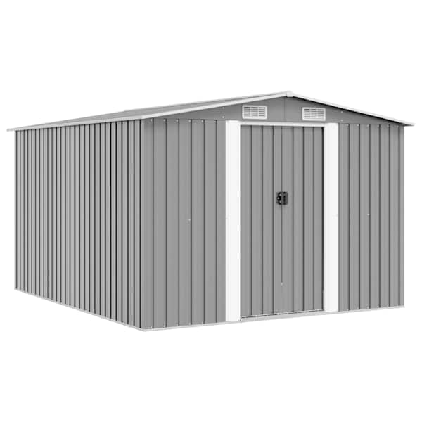 vidaXL aiakuur 257 x 298 x 178 cm metallist, hall