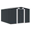 vidaXL aiakuur 257 x 298 x 178 cm metallist, antratsiithall