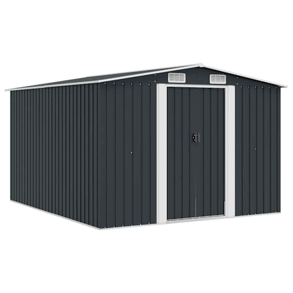 vidaXL aiakuur 257 x 298 x 178 cm metallist, antratsiithall