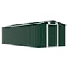 vidaXL aiakuur 257x580x181 cm metallist, roheline