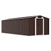 vidaXL aiakuur 257x580x181 cm metallist, pruun