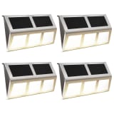 vidaXL Solární lampy 4 ks světla LED teplé bílé