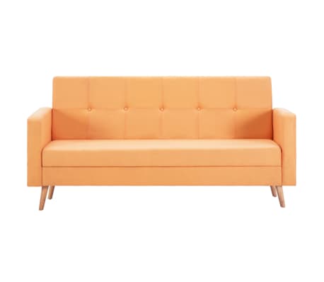 vidaXL Sofa Stoff Orange