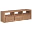  vidaXL természetes felületű tömör tíkfa TV-szekrény 120 x 30 x 40 cm termék 2. képe