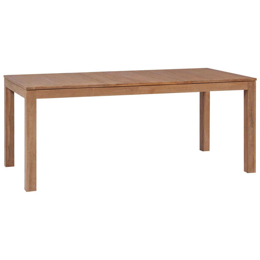 vidaXL Spisebord heltre teak med naturlig etterbehandling 180x90x76 cm - Møbler > Bord > Spisebord