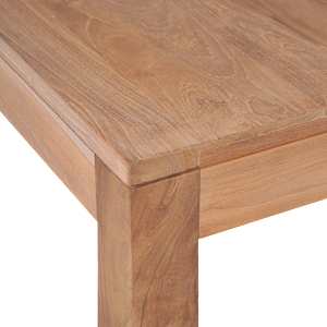 Konferenční stolek masivní teak přírodní povrch 60 x 60 x 40 cm - obrázek 5