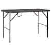 vidaXL aialaud, pruun, 120 x 60 x 74 cm, HDPE rotangiimitatsioon