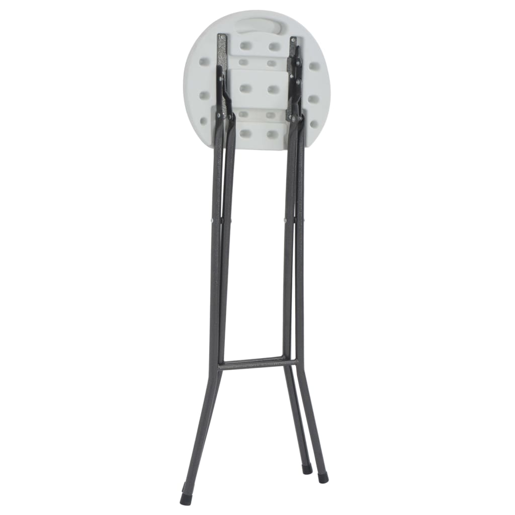 Folding Bar Stools 2 Pcs HDPE And Steel White VidaXL 16 width=274