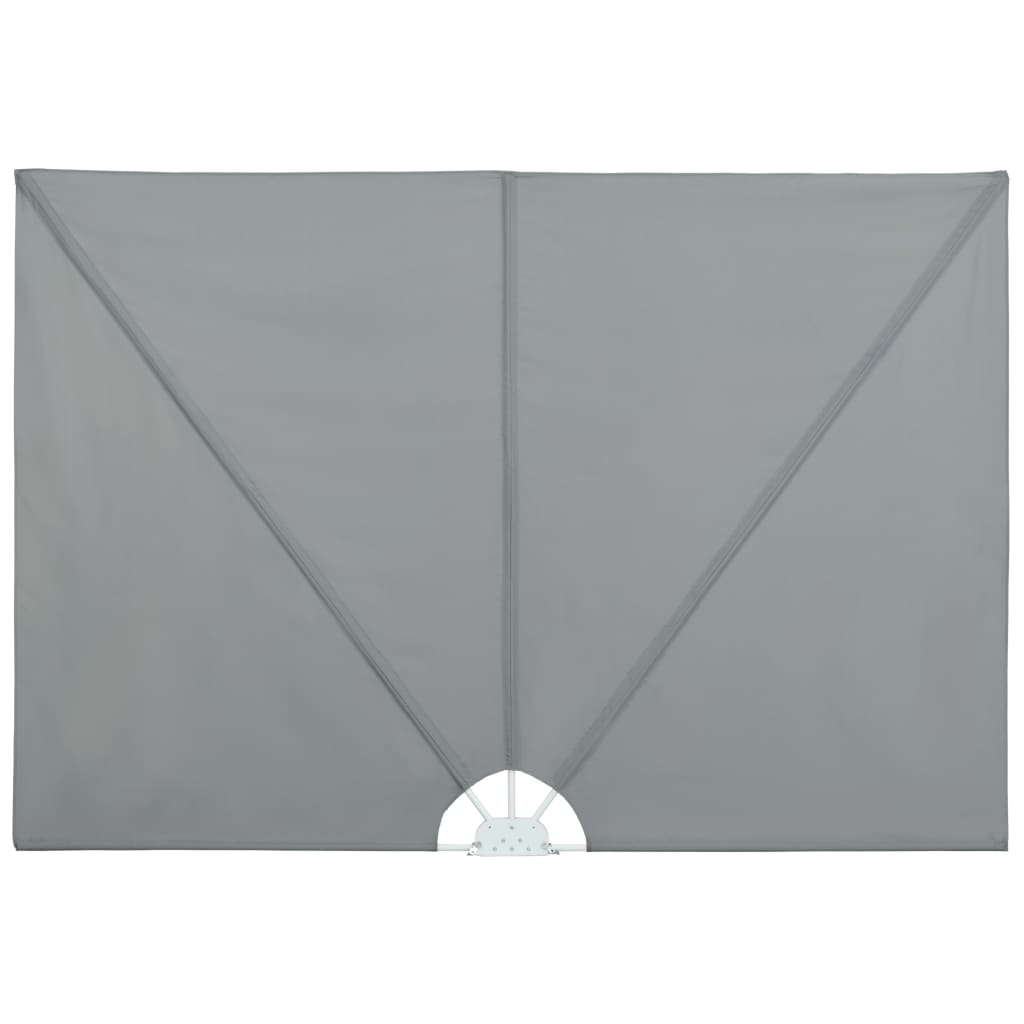 vidaXL Skládací zástěna na terasu šedá 240 x 160 cm