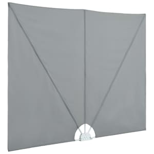 Skládací zástěna na terasu šedá 300 x 150 cm - obrázek 5