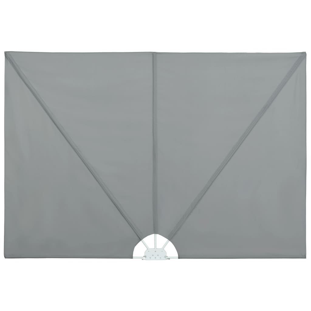 vidaXL Skládací zástěna na terasu šedá 300 x 200 cm