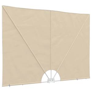 vidaXL kokkupandav terrassi k&uuml;lgmarkiis kreemjasvalge 240 x 160 cm