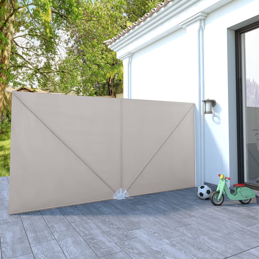 vidaXL Faltbare Seitenmarkise Creme 400×200 cm vidaXL.de
