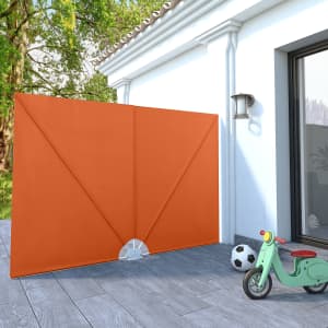 Skládací zástěna na terasu terracotta 240 x 160 cm - obrázek 1