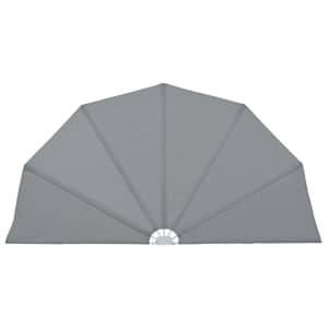 vidaXL kokkupandav terrassi k&uuml;lgmarkiis hall 160 cm