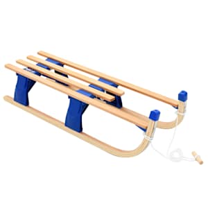 Skládací sáně dřevěné 110 cm - obrázek 1