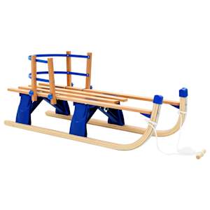vidaXL seljatoega puidust kokkupandav kelk 119 cm