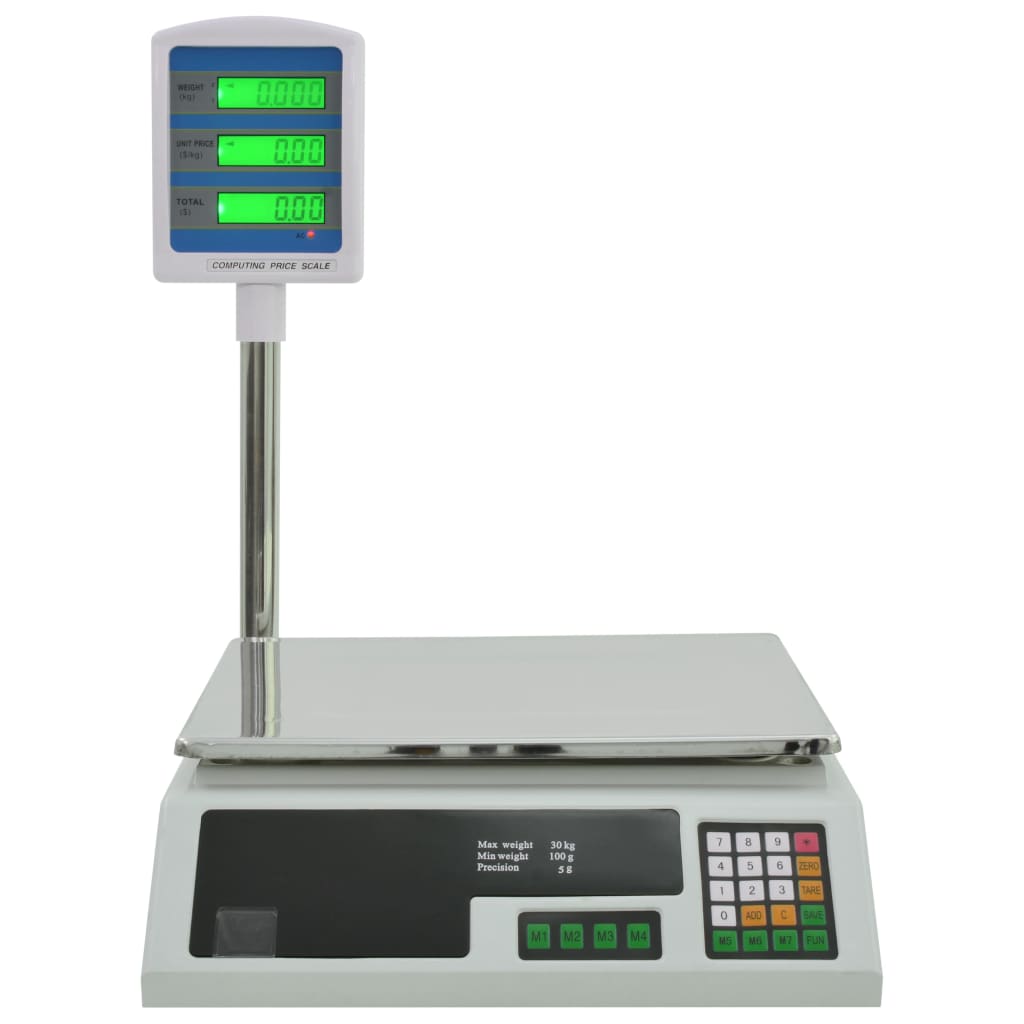  Elektronická váha na balíky s LCD 30 kg