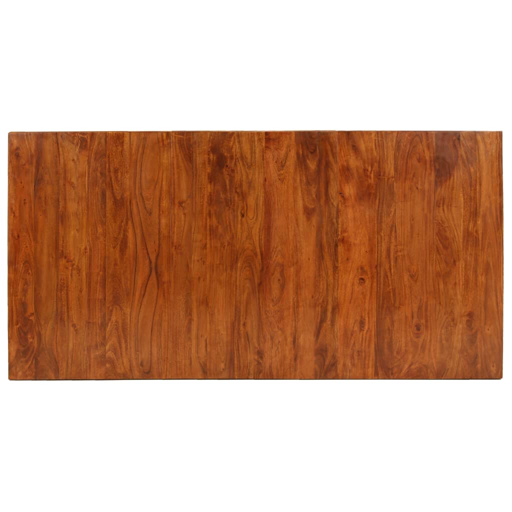 Jídelní set 7 kusů masivní akáciové dřevo sheeshamový povrch