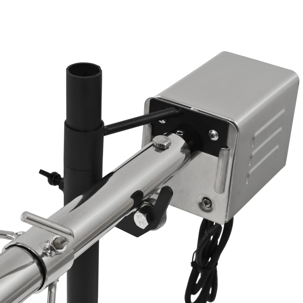 Griglia Barbecue Automatica Con Motore In Acciaio 207x45x81cm VidaXL 17 width=274