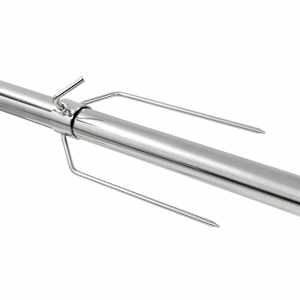 Grilovací rožeň s motorkem nerezová ocel 207 x 45 x 81 cm - obrázek 3